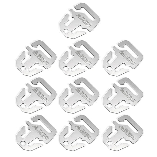 5/10Pcs Camping Tent Cord Rope Fastener Guy Line Runner Carabiner Hook Hanger Tightener Canopy Fastener Camping Accessories