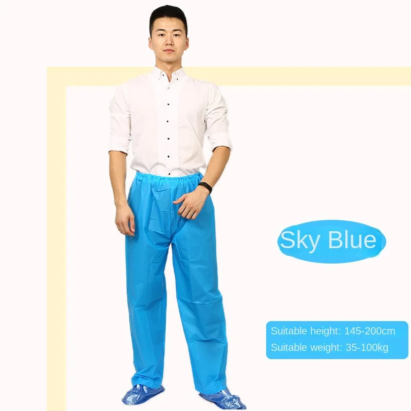 Men Women Camping Pants Trekking Climbing Hiking Waterproof Pants Unisex Sports Quick Dry Mountain Rain Hiking Trousers Anti-UV