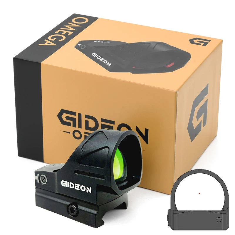 Original Gideon Optics OMEGA 3 MOA Red Dot Sight Shake Awake Parallax Free For Glock Pistol Shotgun Weapons