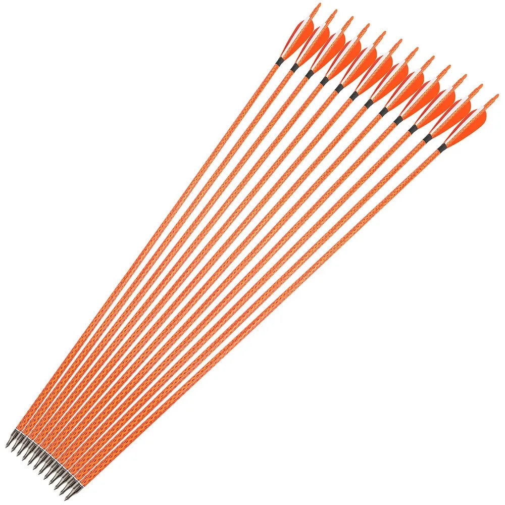 12X 30" Carbon Arrow Archery SP500 Screw Tips Compoundbow Recurve Bow Hunting US