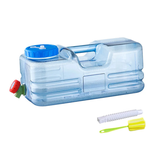 5.5/10L Capacity Camping Water Tank Outdoor Hiking Picnic Water Bucket Portable Cube Driving Water Tank Container with Faucet