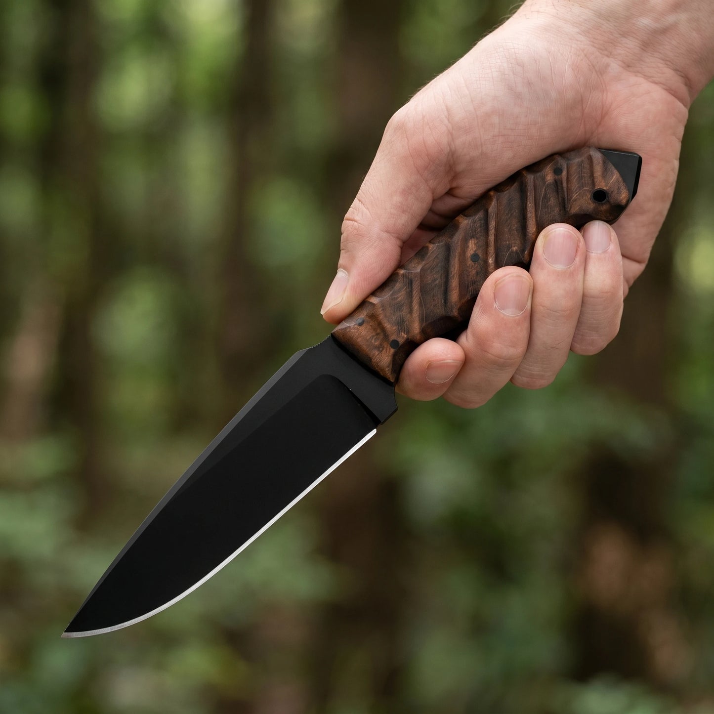 High end craftsmanship forging stainless steel straight knife, high hardness steel, multifunctional tool knife, anti slip handle, gift giving, outdoor light luxury tool in stock