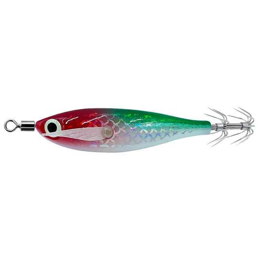 Luminous Squid Hook Squid Fishing Lure with 3D Eyes Cuttlefish Attracting Lure Glow In The Dark Squid Bait for Night Fishing
