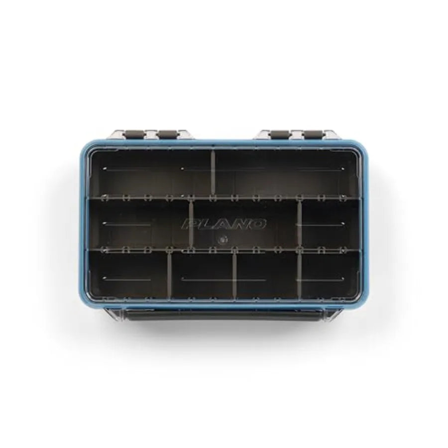 Tackle Box 3600 Waterproof 4-Pack Stow for Fishing Gear Storage in Black with Durable Plastic Construction and C
