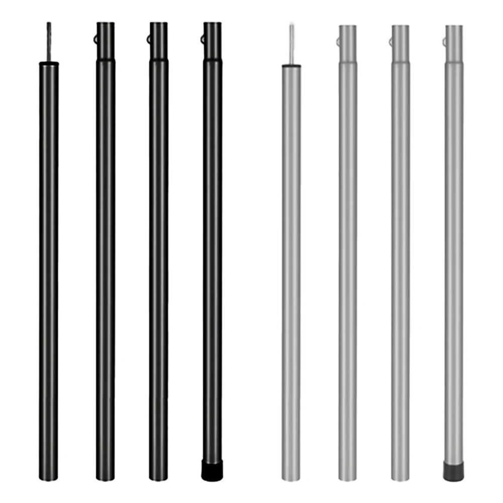 Portable Outdoor Canopy Pole Wind Resistance Detachable Beach Shelter Tarp Awning Pole for Backpacking Camping Accessories