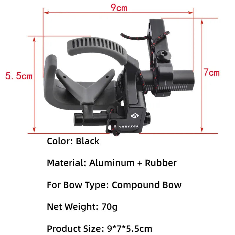 1pc Archery Drop Away Arrow Rest Black Micro Adjustable Containment Right Hand Archery Compound Bow Hunting Shooting Accessories