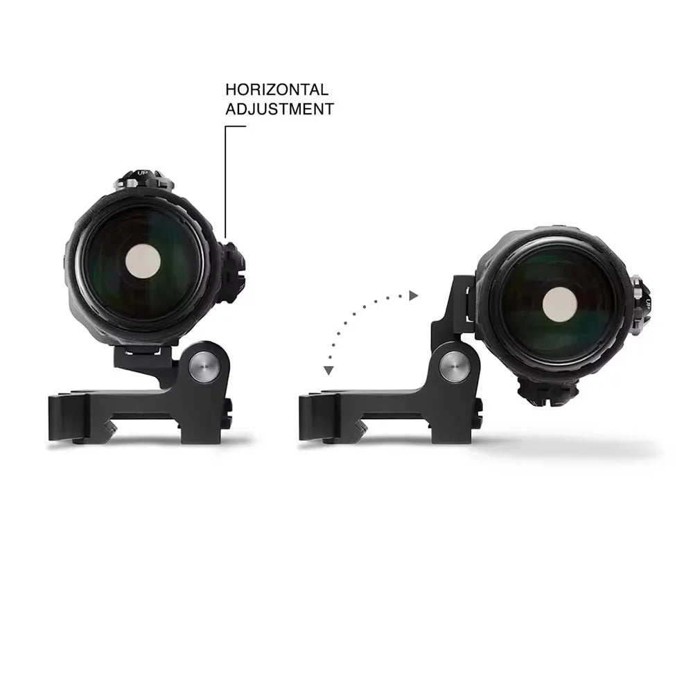 G33 G43 G45 Sight Fixed 3X 5X Magnifier Scope With Switch to Side Quick Detachable QD Mount For Hunting