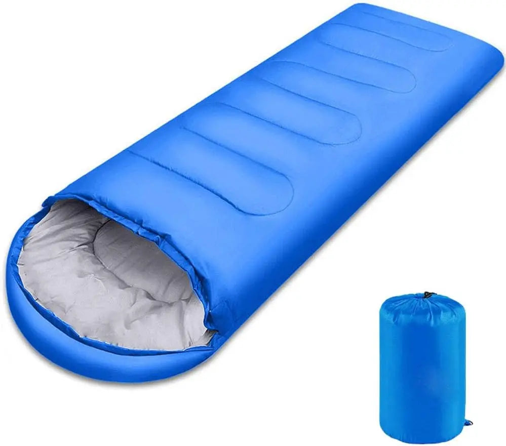 Envelope with Cap Sleeping Bag, Spring Summer Autumn Outdoor Travel Bag, Adult Camping Single Sleeping Bag 210*75CM 5-20 Degree