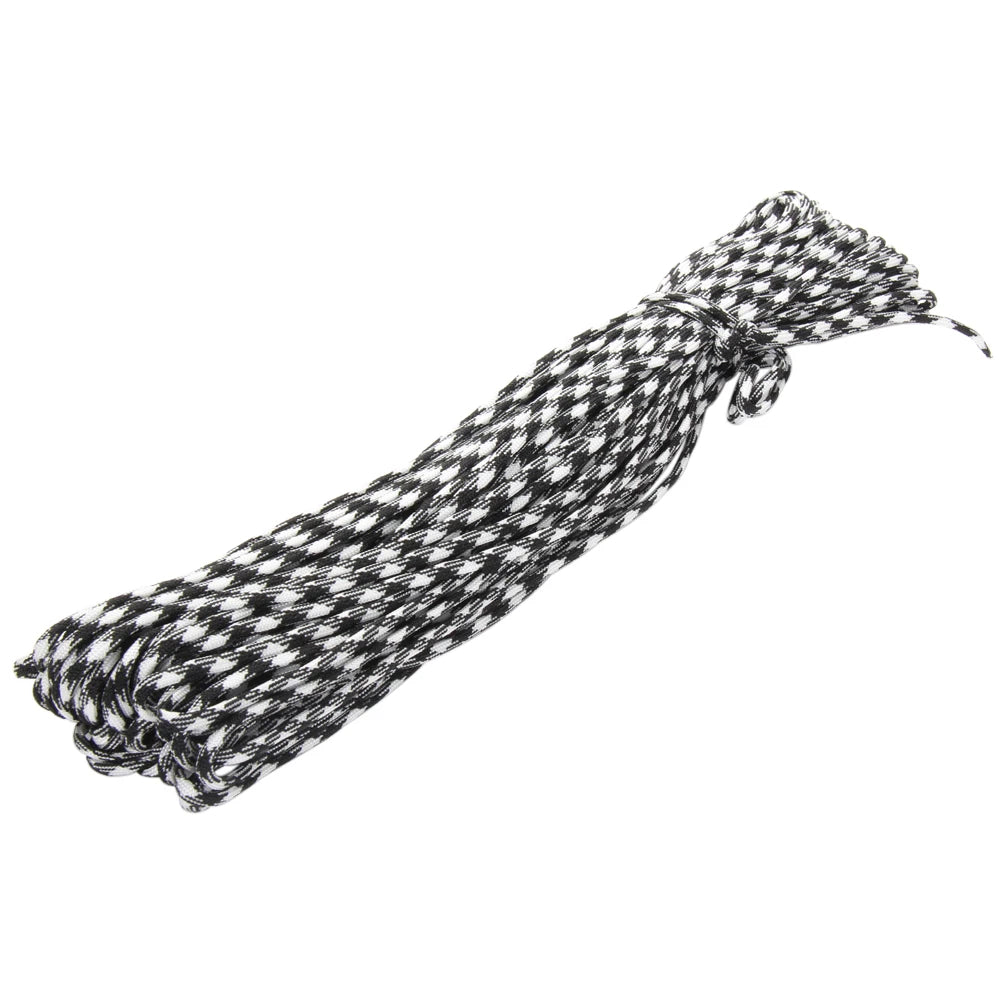 100FT Paracord 550 Rope Parachute Cord Multifunction Outdoor Camping Rope Heavy Duty Tent Rope Diameter 4mm for DIY Crafting