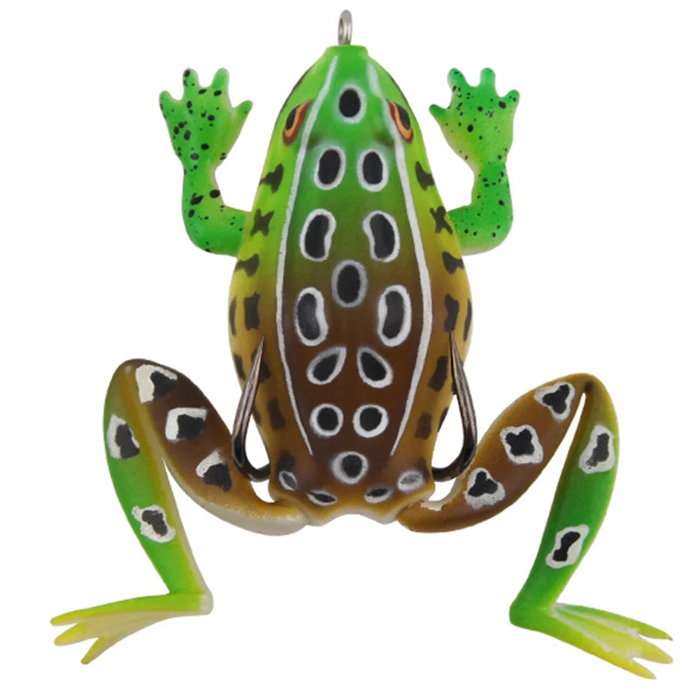 Frog Lure Fishing Bait 6.5cm 19g Floating Soft Frog Fishing Lure Topwater Wobbler Soft Bait for Bass Catfish Fishing Tools