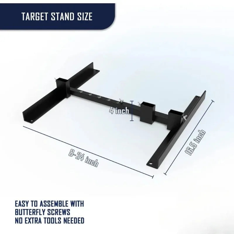 Garden Furniture  2 Pack Shooting Target Stand for Outdoors,Durable Paper Target Holder with Stable Adjustable BaseforPaper