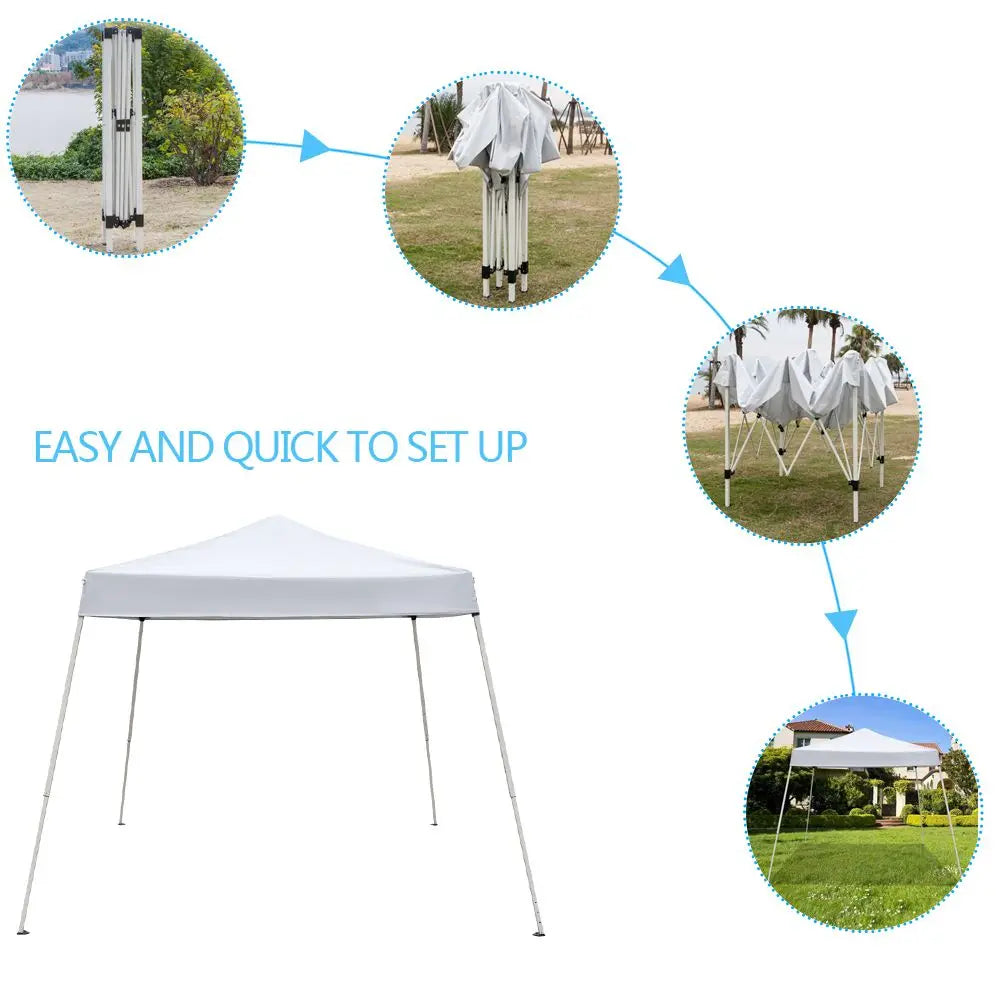 Free shipping 2.4 x 2.4m Portable Home Use Waterproof Folding Tent,Outdoor Pop Up Canopy Beach Camping Canopy YJ