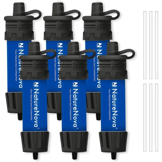 Portable Mini Water Filter Straw for Hiking Camping Emergency Survival Gear with Compact Design and High Efficiency Filtration