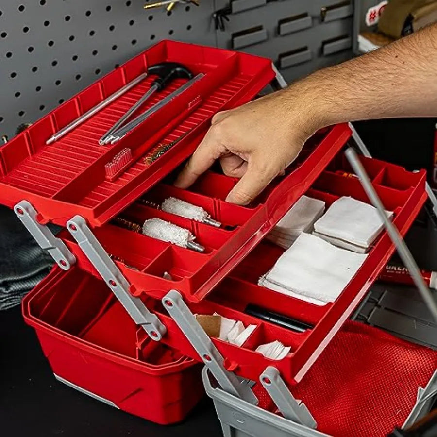 Shooter's Choice Bullseye Box Universal Rifle Pistol Shotgun Cleaning Kit for Precision Firearms Maintenance in Tactical Shooti