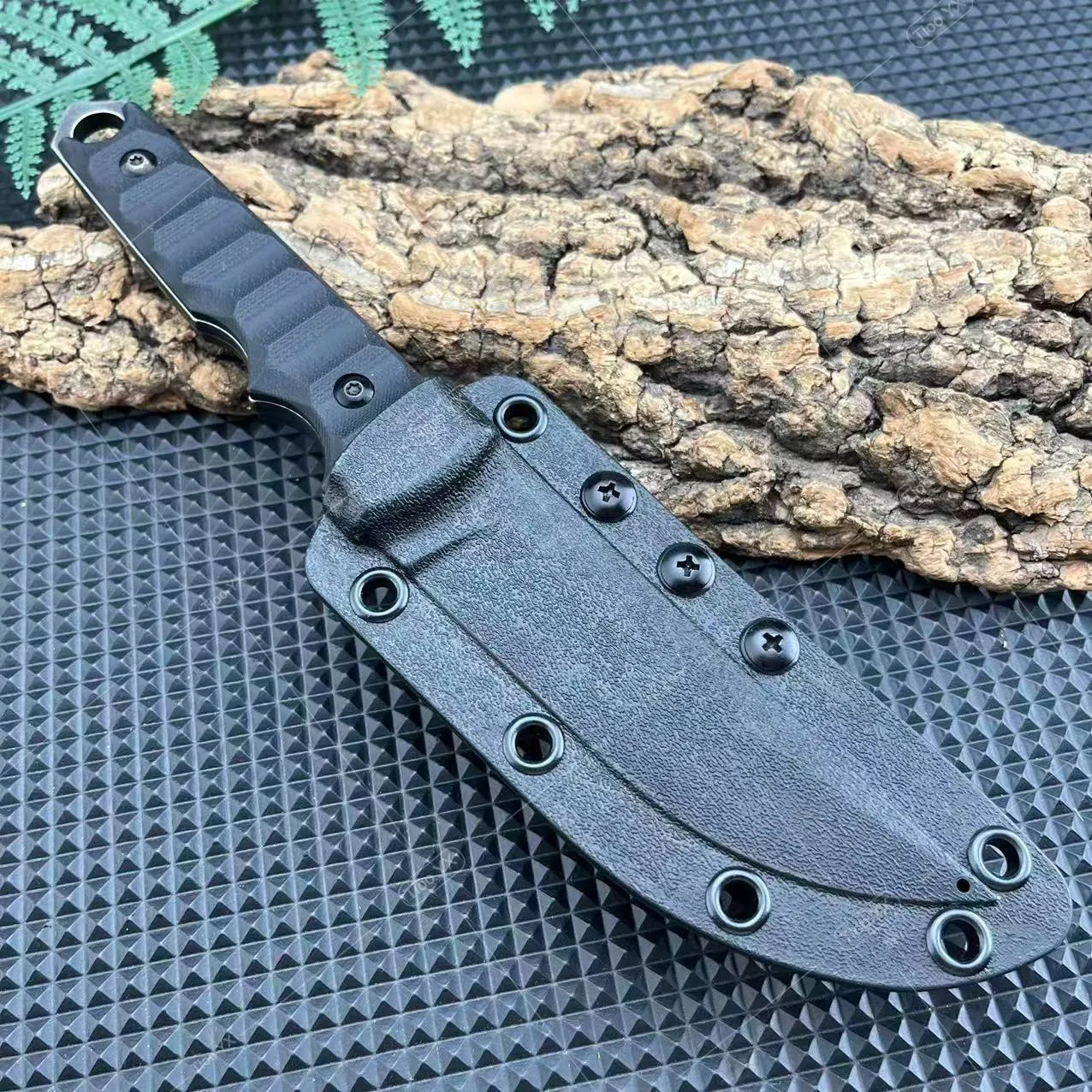 634 Jungle Adventure Climbing Multitools Outdoor Camping Fixed Knife Durable Sheath D2 Steel Blade Tools Hiking Fishing EDC Tool