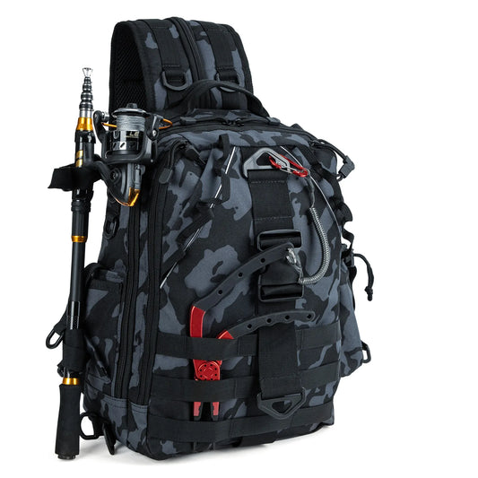 Fishing Tactical Backpack Durable Cut Resistance MOLLE Backpack For Outdoor And Hunting For Men