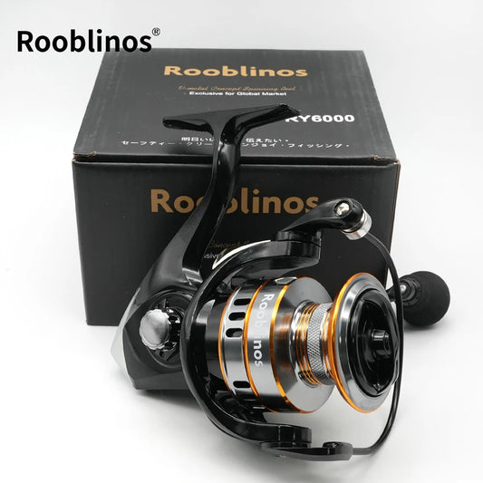 Rooblinos RY 1000-7000 Series Spinning Fishing Reel Ultralight Max Drag 15kg Lure Fishing Spinning Reel Saltwater Wheel