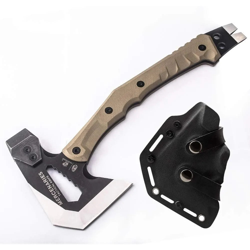 Mercenarys Tactical Engineer Axes Multifunctional Explosion-Proof Axe Camping Artillery Fire Rescue Hammer Hiking