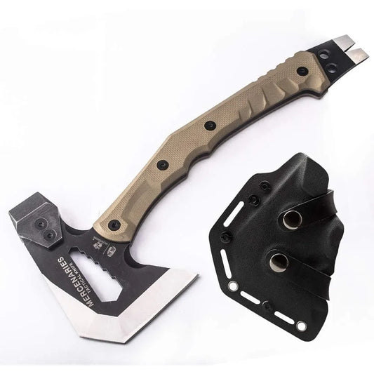 Mercenarys Tactical Engineer Axes Multifunctional Explosion-Proof Axe Camping Artillery Fire Rescue Hammer Hiking