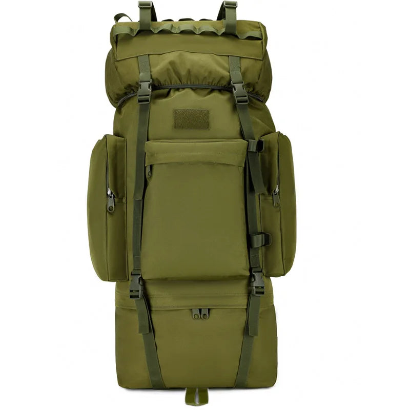 110L Large Capacity Outdoor Hiking Camping Backpack Sports Travel Backpack Frame Hiking Bag
