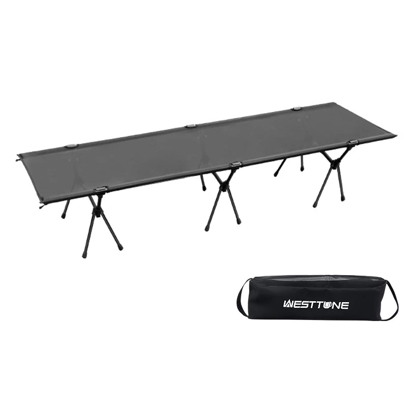 WESTTUNE Mesh Camping Bed Ultralight Durable Travel Tent Cot Folding Backpacking Cot for Camping Hiking Travel Home Sleeping Bed