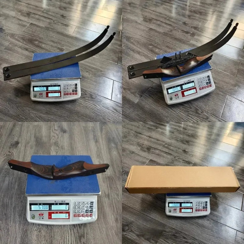 Takedown Recurve Bow 60 Inch 25-60lbs Bamboo Core Limbs 15" Wooden Riser Right Hand Archery American Hunting Split Bow