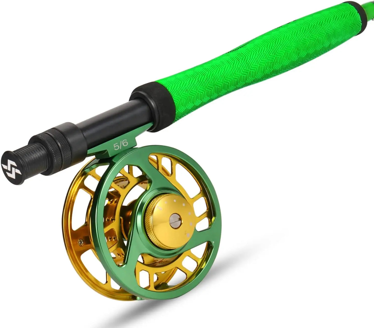 Complete Fly Fishing Starter Kit with 9' Rod, Reel, Line, Flies & Case for Trout & Salmon