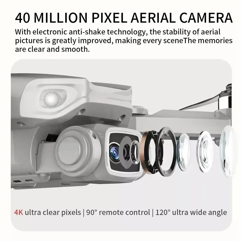 L900 Pro Drone 4K Dual Camera with 5G GPS - Brushless Foldable Quadcopter 1.2KM FPV Range, HD Aerial Photography RC for Adults