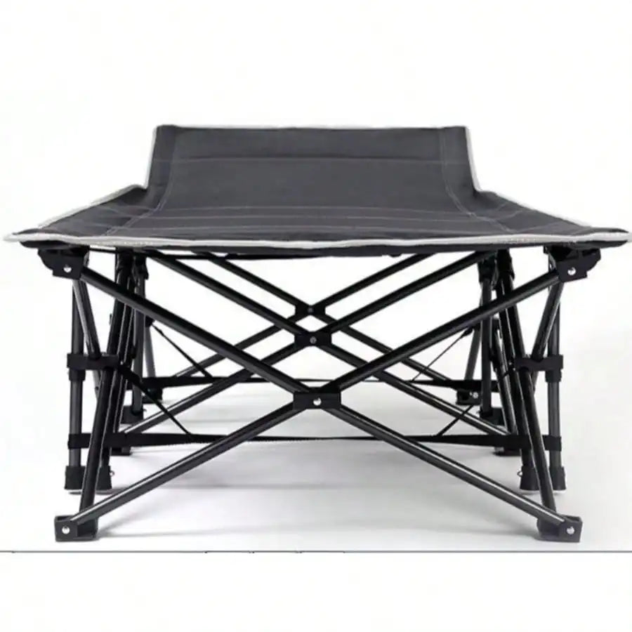 Cots For Adults Portable Folding Outdoor Bed With Mat And Carry Bag, Heavy Duty Sleeping Cots ,800 LBS ROUND PIPE