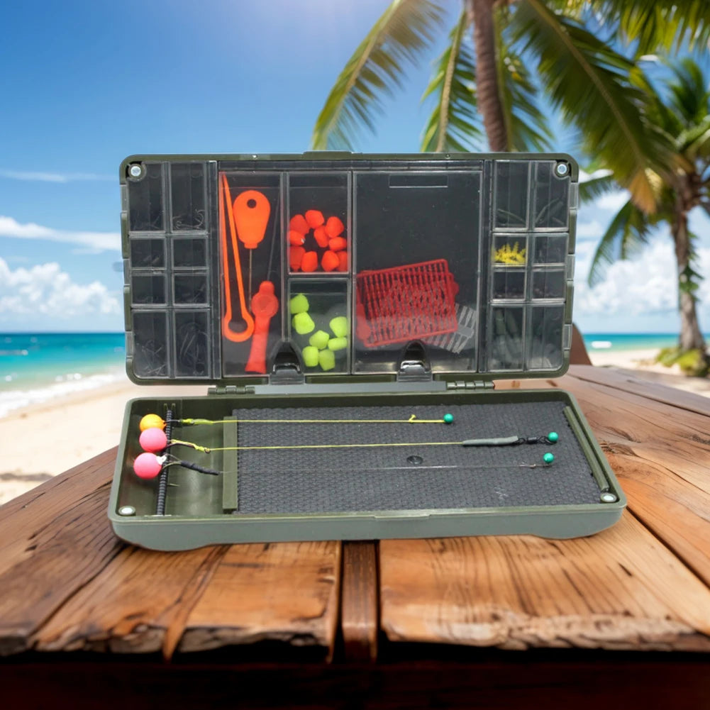 Magnetic Multi-Function Fishing Box Plastic Carp Fishing Organizer Box Fly Fishing Tackle Storage Box Swivels Hook Bait Storage
